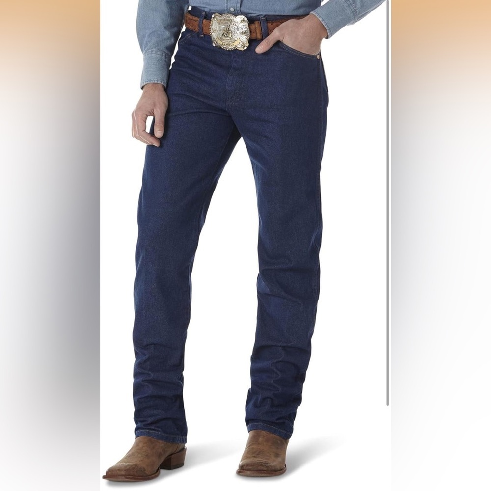 NWT Wrangler Men's Cowboy Cut Original Fit Jean 34 X 32 - Picture 3 of 7
